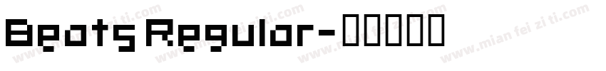 Beats Regular字体转换